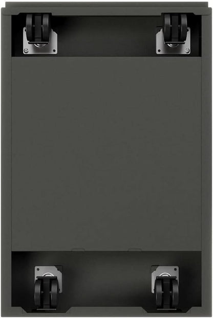 Two Drawer 27.75in Charcoal Metal Filing Cabinet Lockable