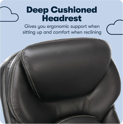 Ergonomic Office Chair Back In Motion Lumbar Support Black