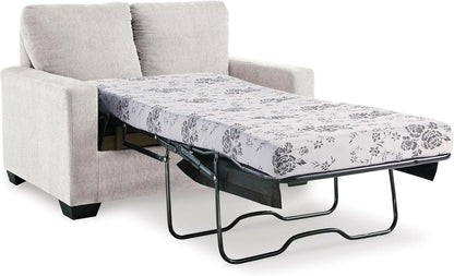 Twin White Premium Ultra Vision Memory Foam Sofa Sleeper