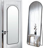 Black 57 Inch Full Length Arch Mirror For Entryway