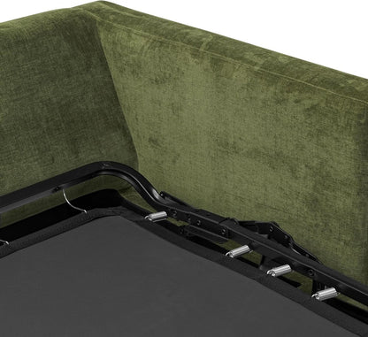EightyTwoInches Pull Out Sofa Bed With Hidden Mattress