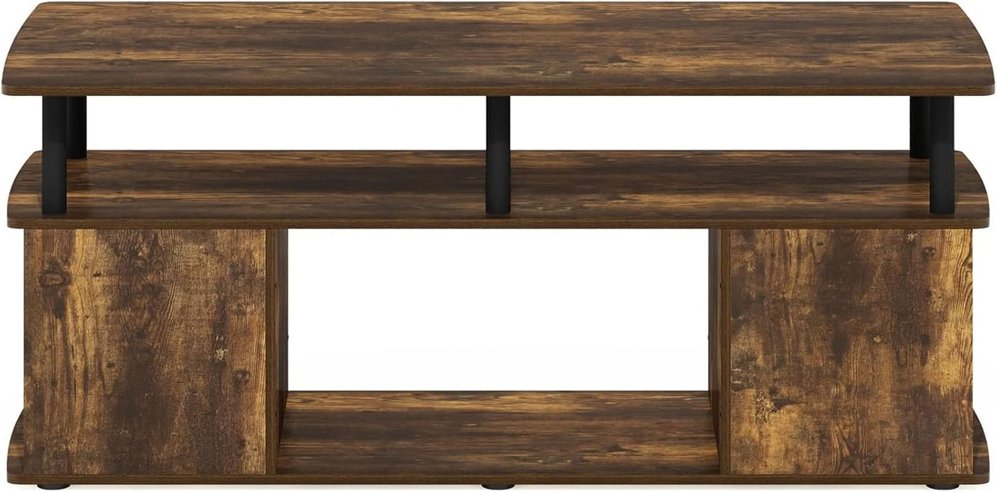TV Stand For 50 Inch TVs Amber Pine Black Rustic Modern