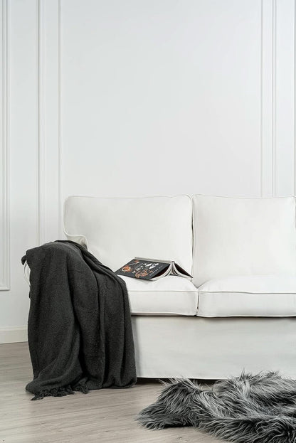 IKEA Ektorp 3 Seat Sofa Slipcover White Replacement