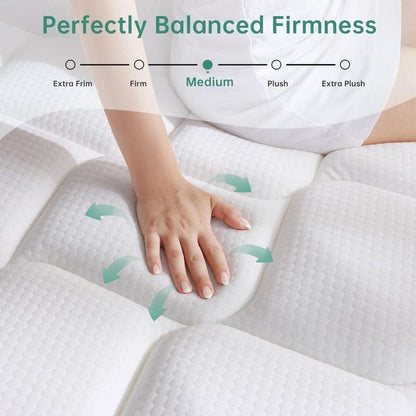 Full Size 10 Inch Hybrid Thermoregulating Mattress