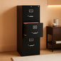 Hirsh 25 Deep 4 Drawer Vertical File Cabinet Black