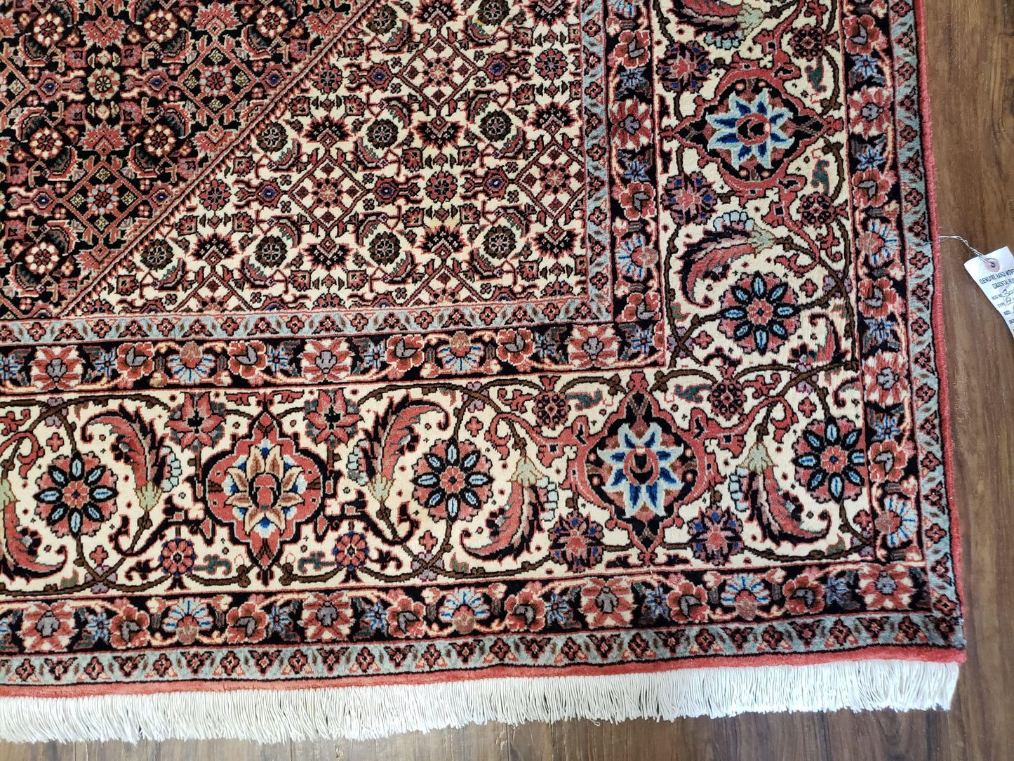 Persian Bijar Rug 8x11 - Herati Mahi Pattern