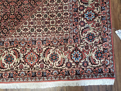 Persian Bijar Rug 8x11 - Herati Mahi Pattern