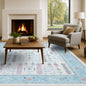 Annela Pastel Light Blue Modern Oushak Rug