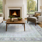 Eloise Faded Pastel Green Modern Oushak Rug