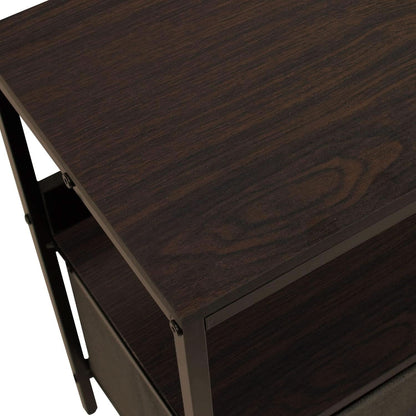 Dresser Style TV Stand With Two Drawers And Wood Top