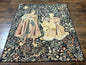 Vintage Belgium Tapestry 4x5, The Concet Musicians, Green