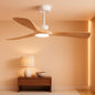 52 Inch Wood Ceiling Fan With Remote For Indoor Outdoor