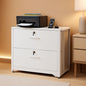 Lockable File Cabinet With Charging Station For Home Office
