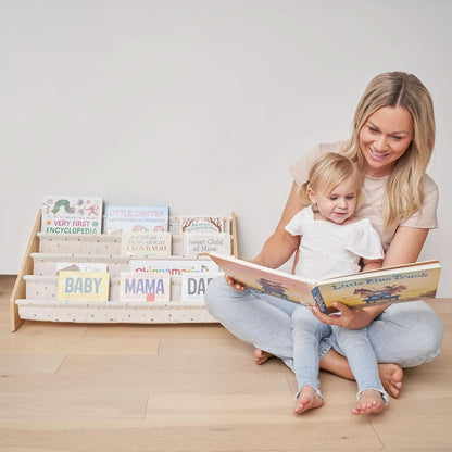 Montessori Kids Bookshelf 28.7x15.7x13.6 Nursery Organizer