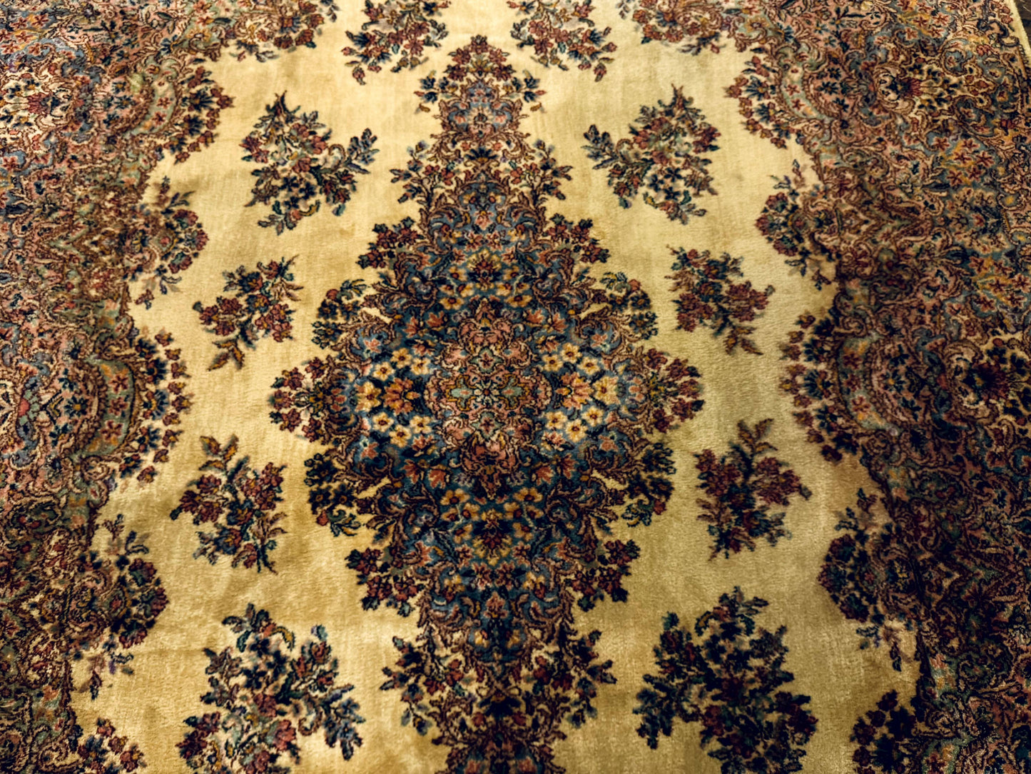Karastan Kirman Rug #781, Antique Karastan Oriental Carpet 8.8 x 12, Wool Area Rug, Original Collection 700 Series, Rare Discontinued