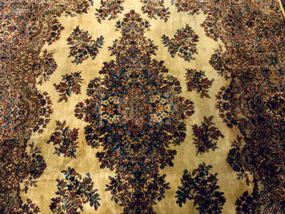 Karastan Kirman Rug #781, Antique Karastan Oriental Carpet 8.8 x 12, Wool Area Rug, Original Collection 700 Series, Rare Discontinued
