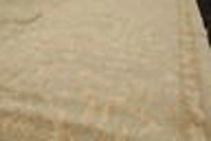 9’ x 12’ Hand Knotted 100% Wool Tibetan Antiqued Area Rug Light Green, Beige