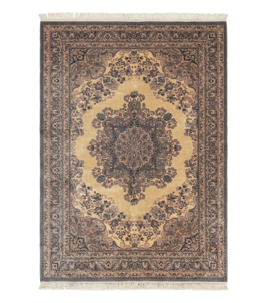 Belgium Power Loomed Wool Rug 6.9 x 9.6, Vintage Oriental Carpet