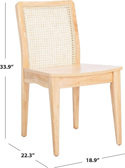Natural Rattan Dining Chair Set Of 2 For Home Dining Room