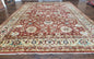 Safavieh Room Sized Rug 10x14, Wool Hand-Knotted Auburn Red & Light Gold Egyptian Mahal Oriental Carpet, 10 x 14 Large Living Room Rug