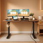 Electric Standing Desk 55 x 24 In With Charging Station