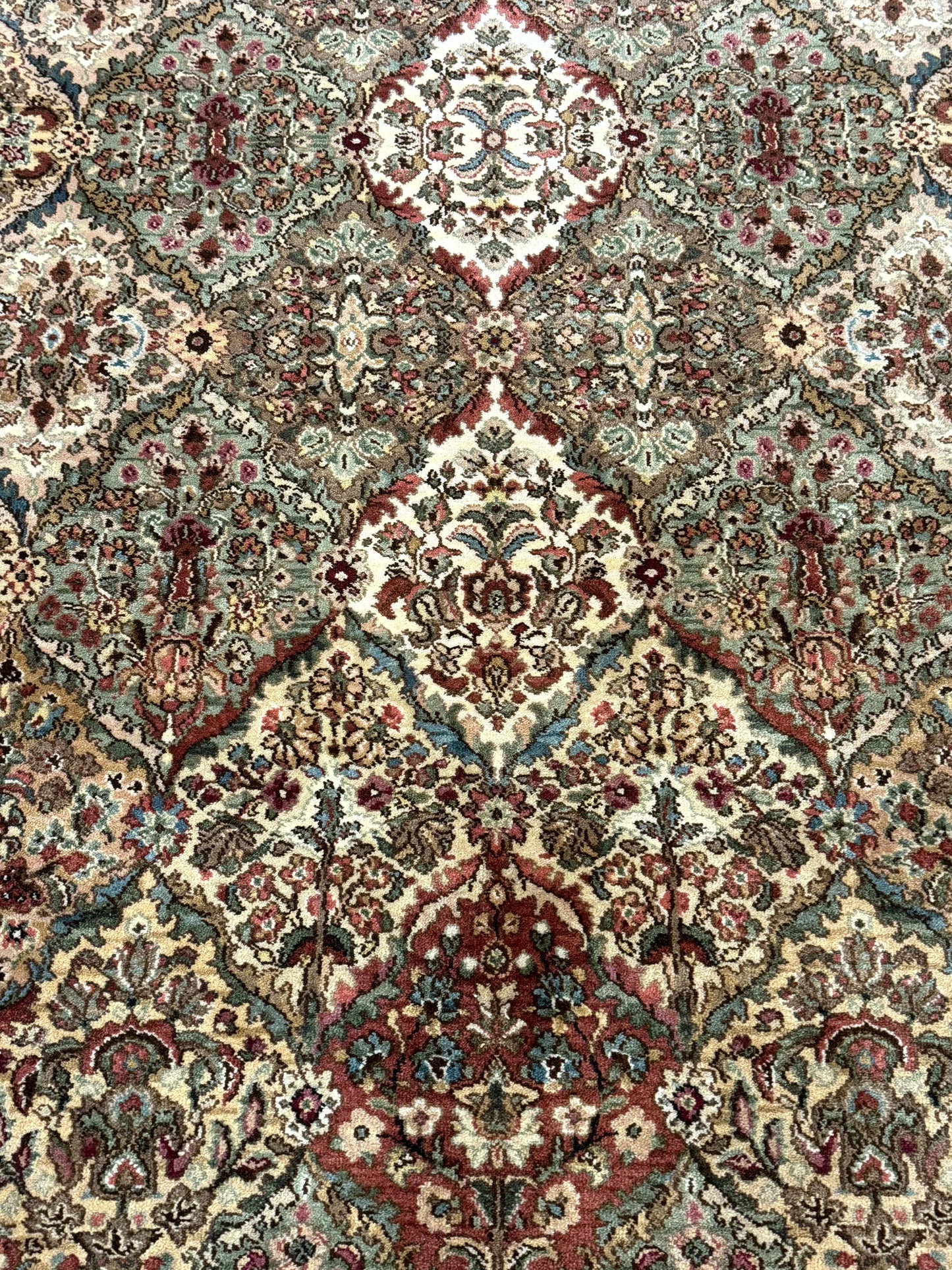 10x14 Karastan Empress Kirman Rug #700/719, Vintage Wool Discontinued Karastan