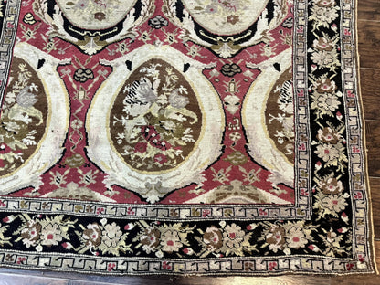 Antique Caucasian Karabakh Rug 5x10