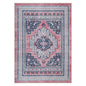 Paulina Pale Pink & Midnight Blue Persian Vintage Rug