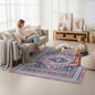 Paulina Pale Pink & Midnight Blue Persian Vintage Rug