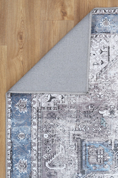 Odette Machine Washable in Blue Rug