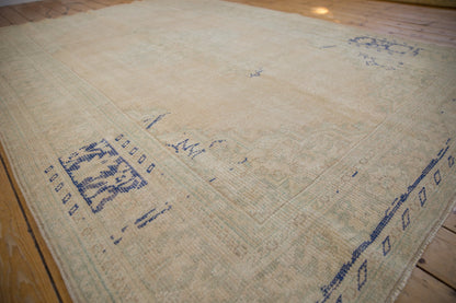 6.5x9.5 Vintage Distressed Oushak Carpet