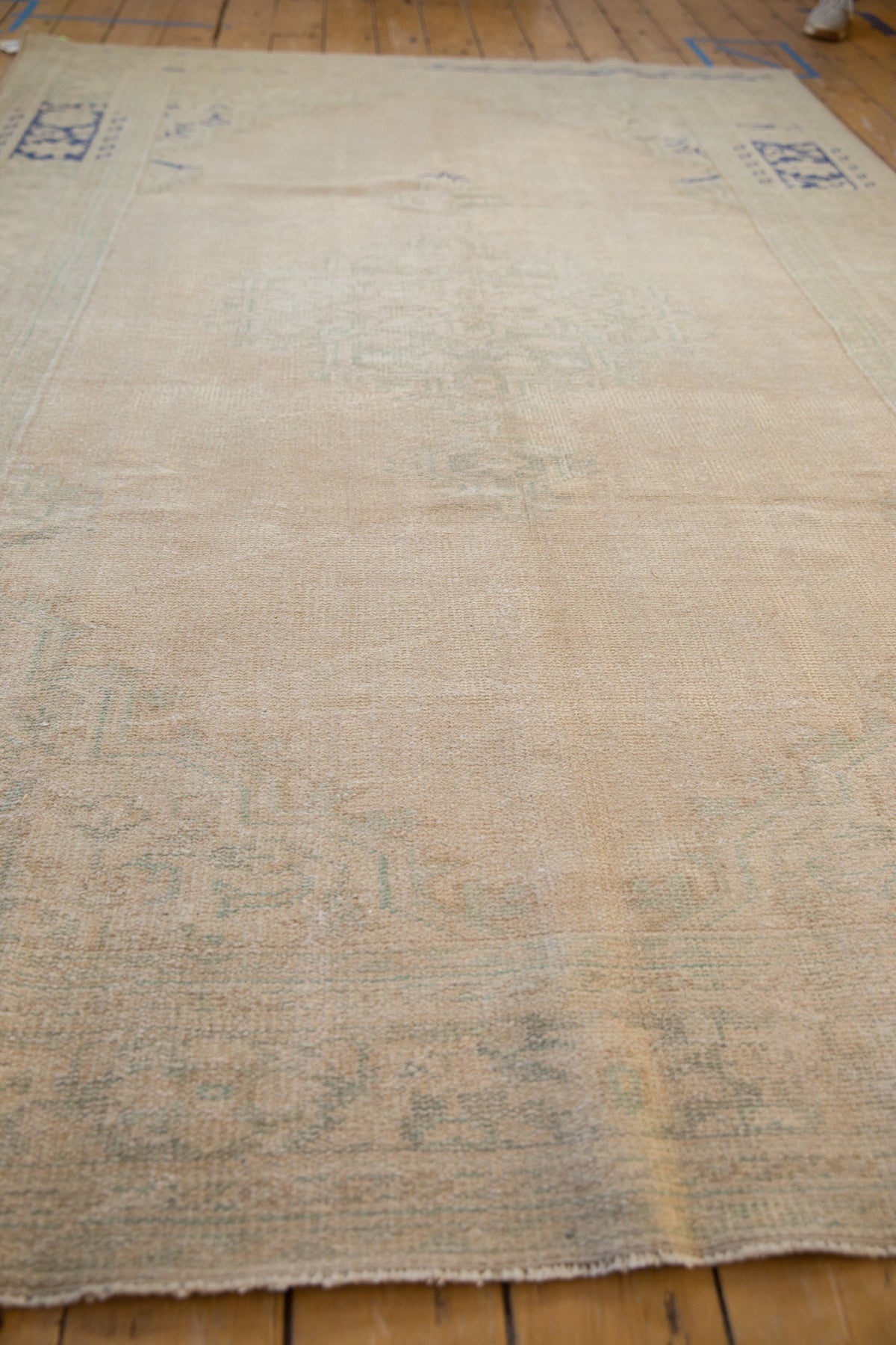 6.5x9.5 Vintage Distressed Oushak Carpet