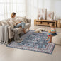 Axelle Blue Turkish Oushak Vintage Rug