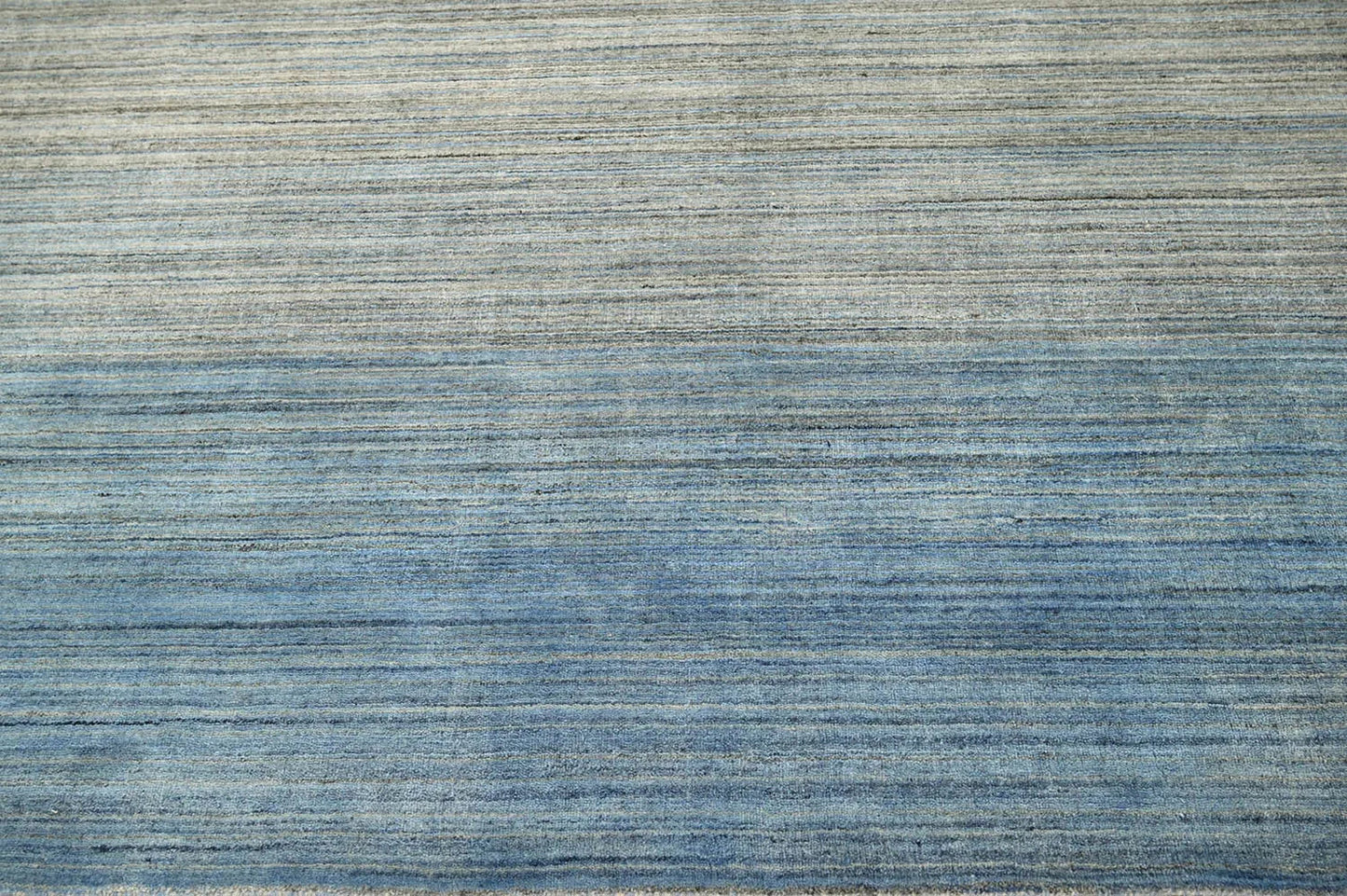 Multi Size Gray, Blue Hand Knotted Tibetan 100% Wool Modern & Contemporary Oriental Area Rug