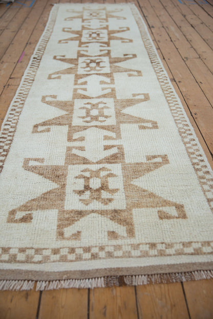 3x12 Vintage Distressed Kurd Rug Runner