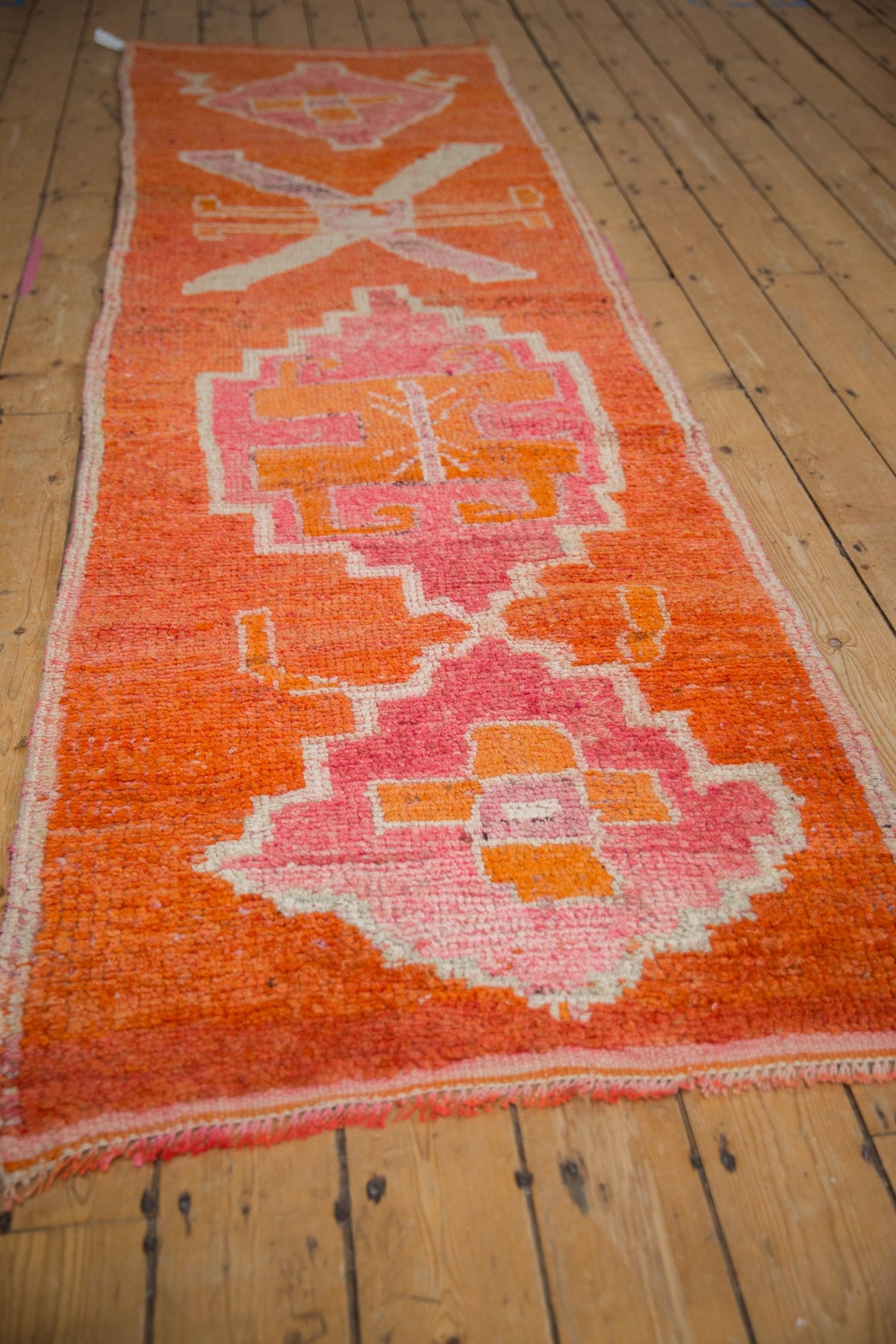 3x9.5 Vintage Distressed Kurd Rug Runner