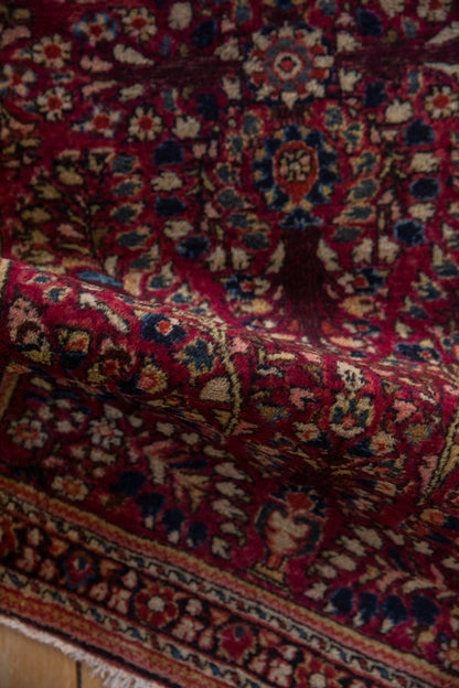 2.5x5 Vintage Fine American Sarouk Rug Runner
