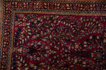 2.5x5 Vintage Fine American Sarouk Rug Runner