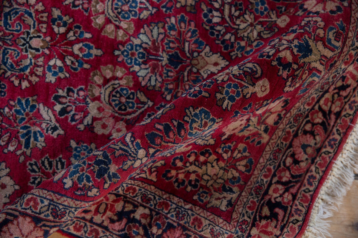 3.5x5 Vintage Fine German Sarouk Rug