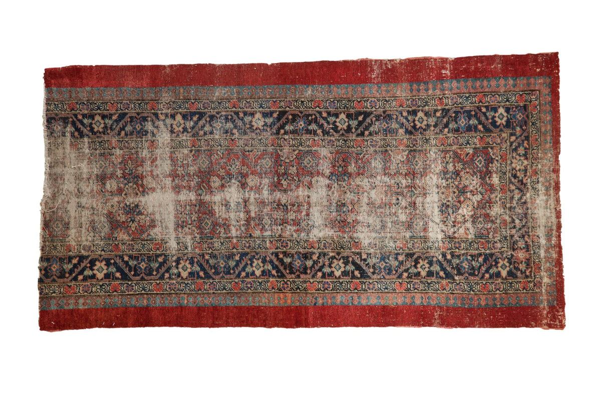 2.5x5.5 Antique Fine Fragment Serab Rug Runner