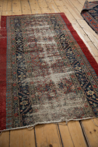 2.5x5.5 Antique Fine Fragment Serab Rug Runner
