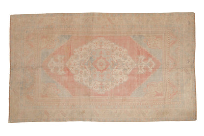 5x8.5 Vintage Distressed Oushak Carpet