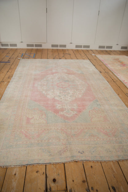 5x8.5 Vintage Distressed Oushak Carpet