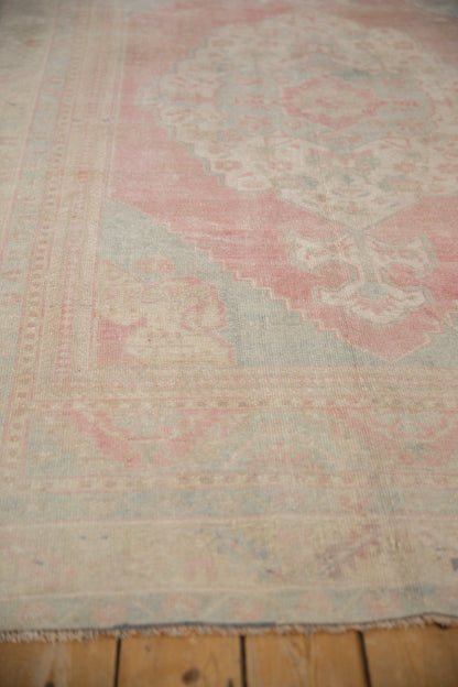 5x8.5 Vintage Distressed Oushak Carpet