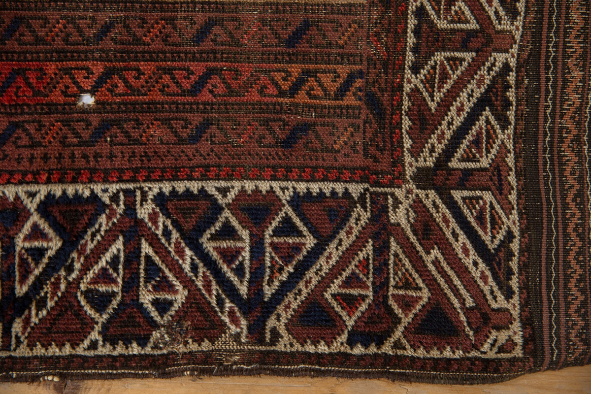 2x3.5 Antique Fine Belouch Rug