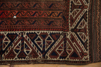 2x3.5 Antique Fine Belouch Rug