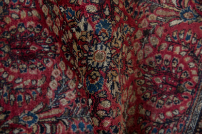 2x2.5 Vintage American Sarouk Square Rug Mat