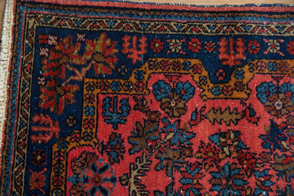 2x2.5 Vintage Fine Mehreban Square Rug Mat