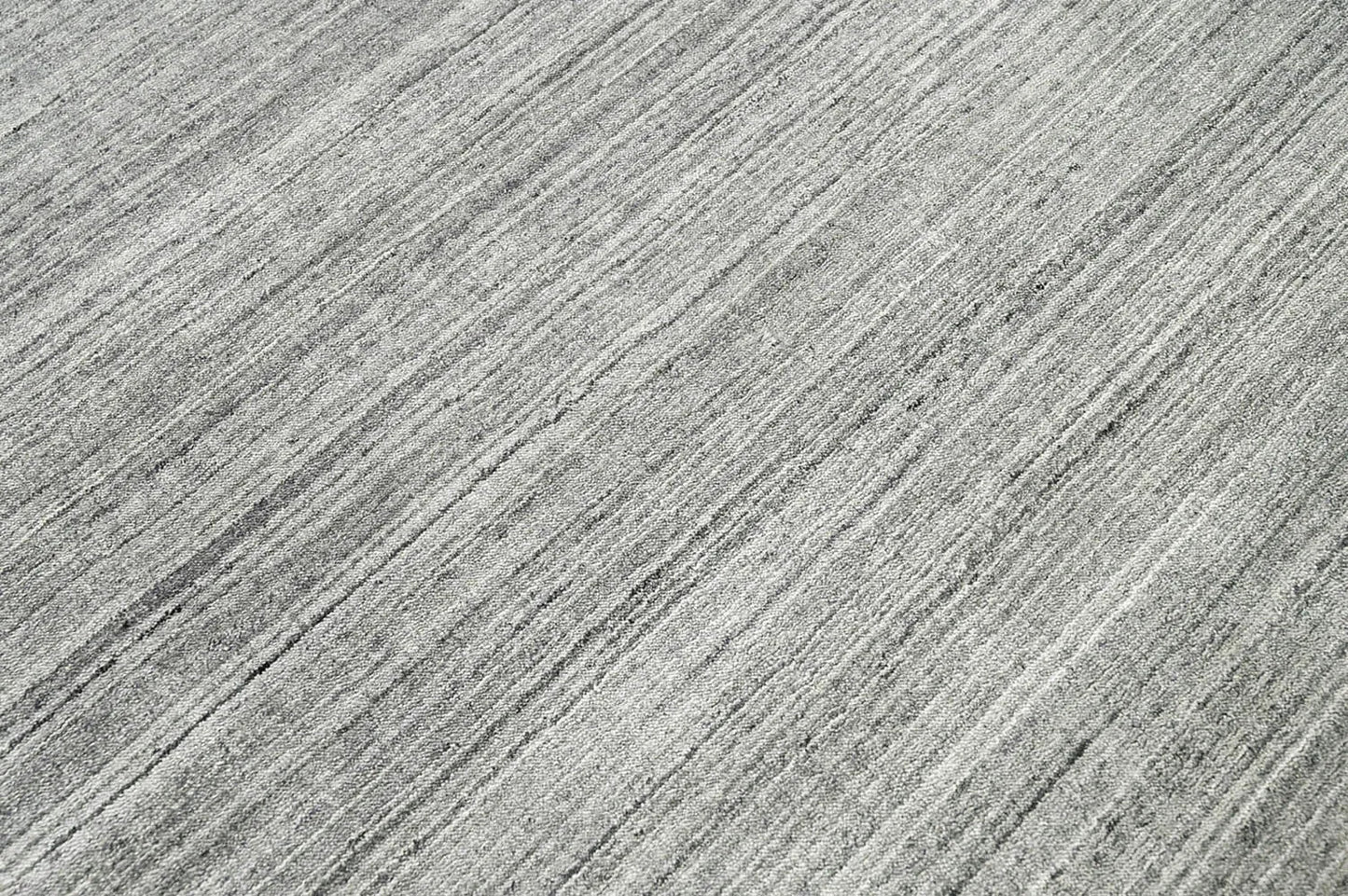 Multi Size Tone on Tone Gray Hand Knotted Tibetan Omre 100% Wool Modern & Contemporary Oriental Area Rug