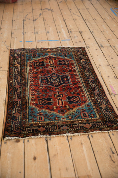 2.5x4 Vintage Tajabad Rug